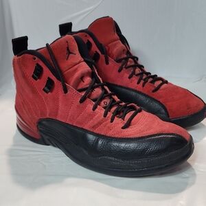 Nike Air Jordan 12 Retro "Reverse Flu Game" sneakers. sz 9